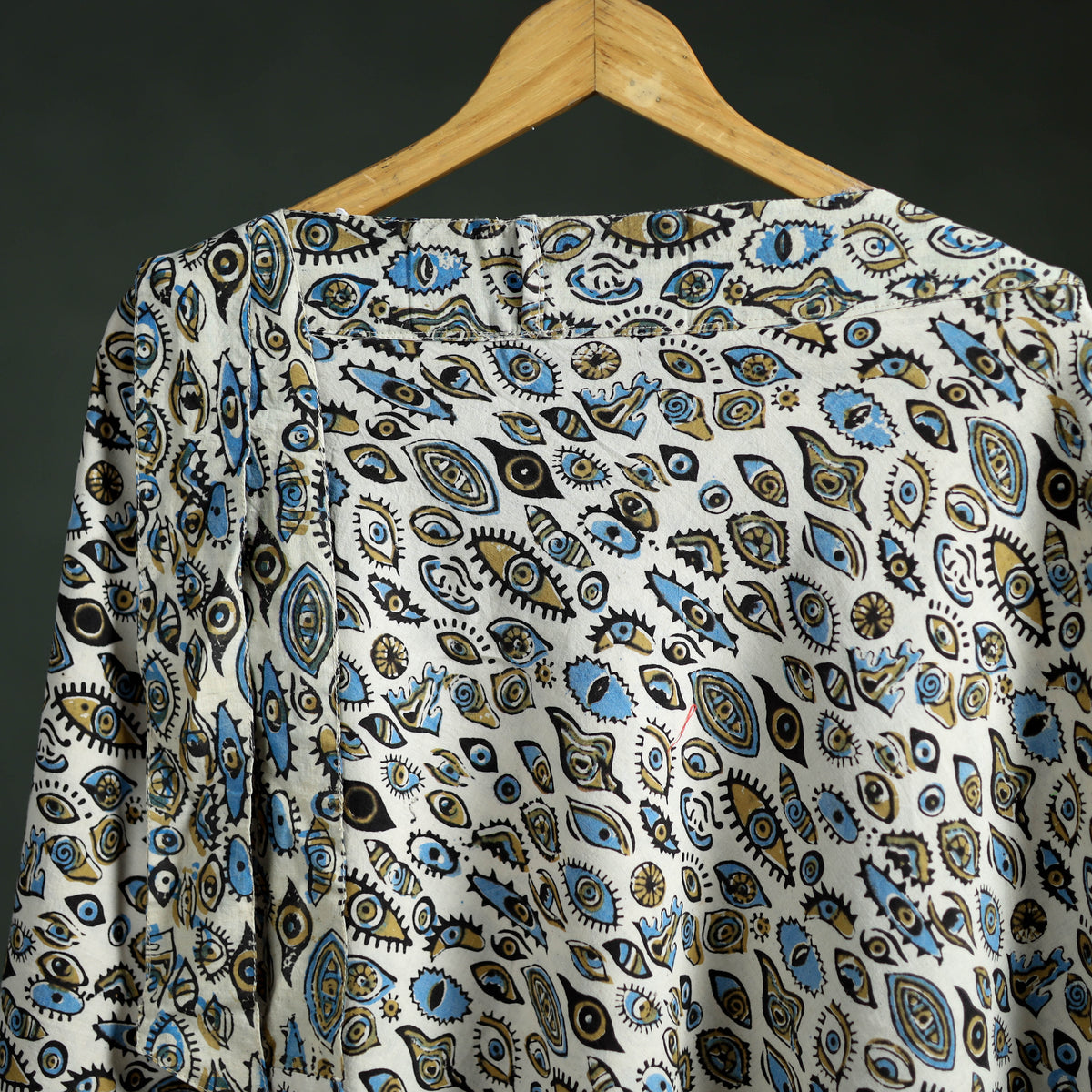 Ajrakh Hand Block Print Cotton Wrap Around Skirt 14