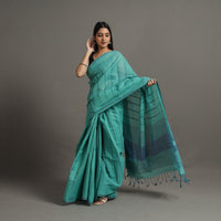 Green - Kuppadam Jamdani Cotton Handloom Saree 72