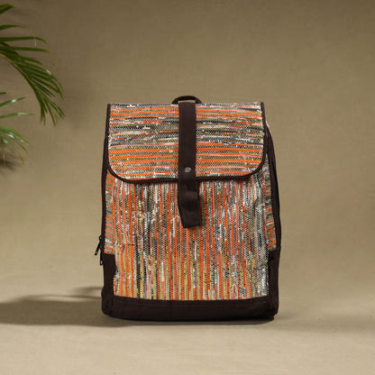 Upcycled Weave Handcrafted  Mini Backpack