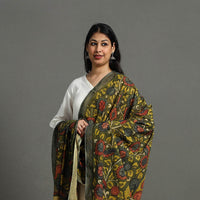 Mangalagiri Cotton Handpainted Pen Work Kalamkari Dupatta 14