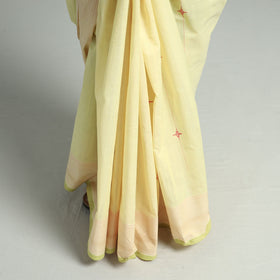  Srikakulam Handloom Jamdani Buti Cotton Saree with Tassels 