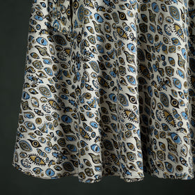Ajrakh Hand Block Print Cotton Wrap Around Skirt 14
