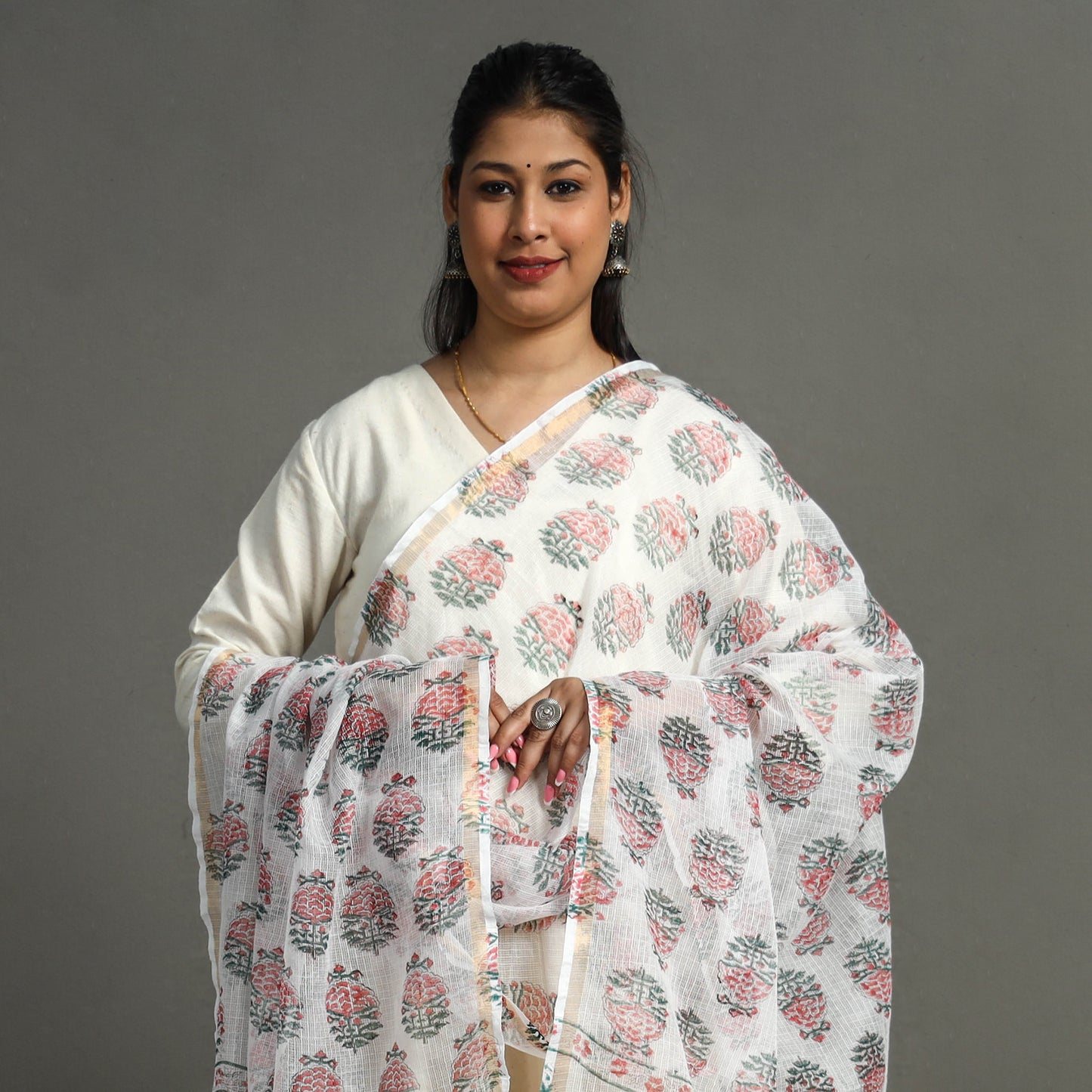 Sanganeri Dupatta 