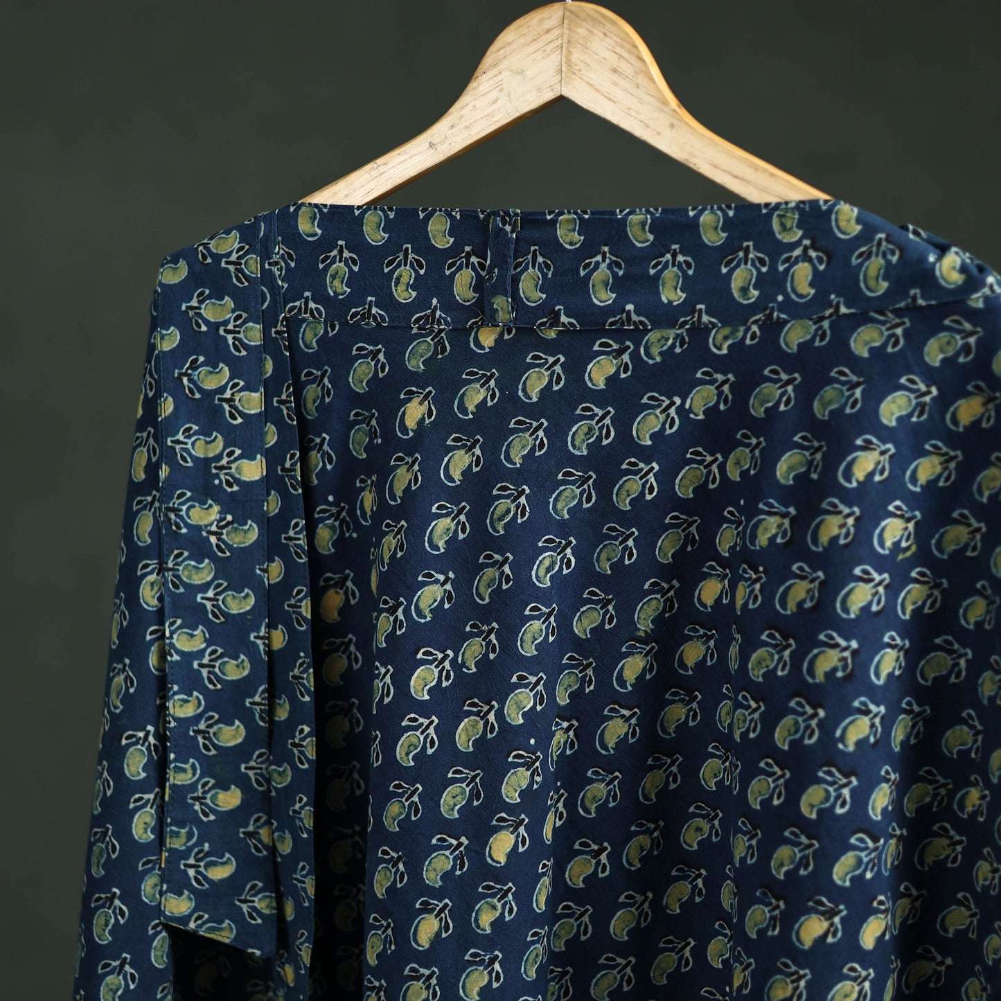 Ajrakh Hand Block Print Cotton Wrap Around Skirt 36