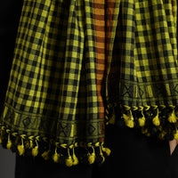 Kutch Weaving Handwoven Bharwadi Checks Woollen Stole 03