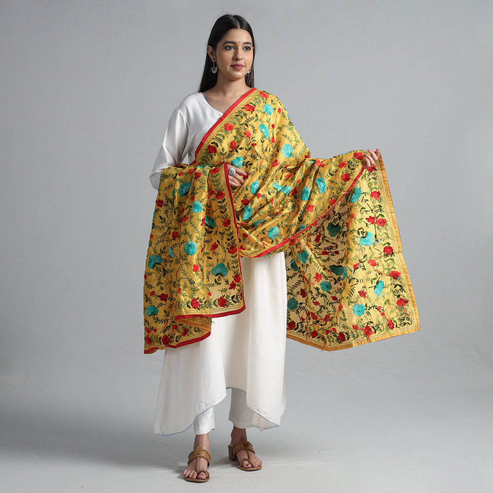 Phulkari Embroidered Dupatta