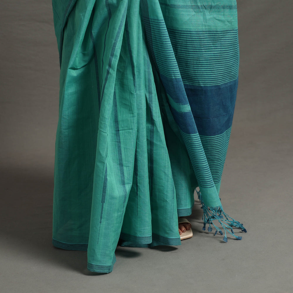 Green - Kuppadam Jamdani Cotton Handloom Saree 72