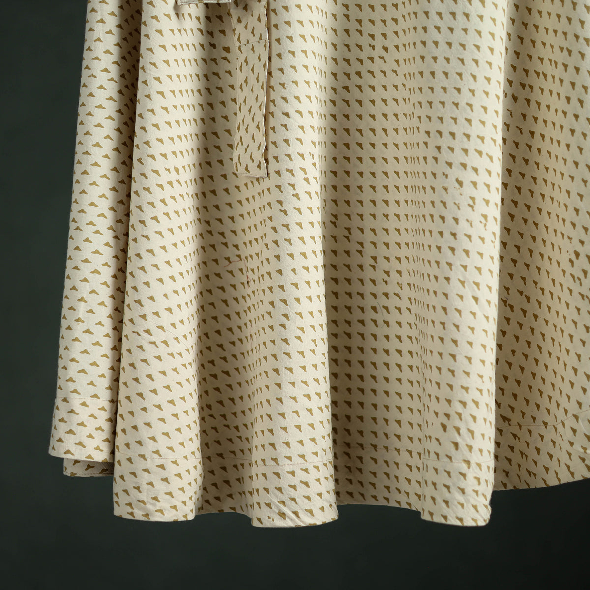 Ajrakh Hand Block Print Cotton Wrap Around Skirt 15