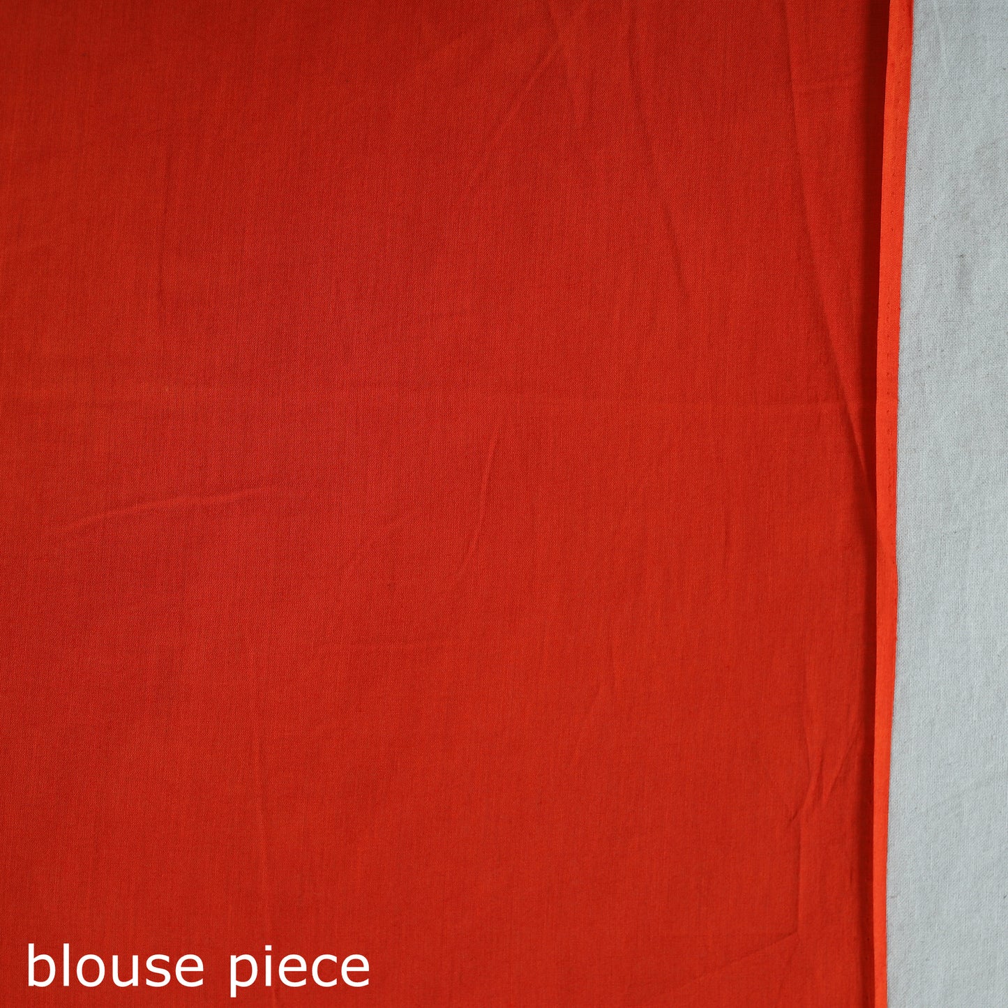 Orange - Shibori Tie-Dye Mul Cotton Saree 08