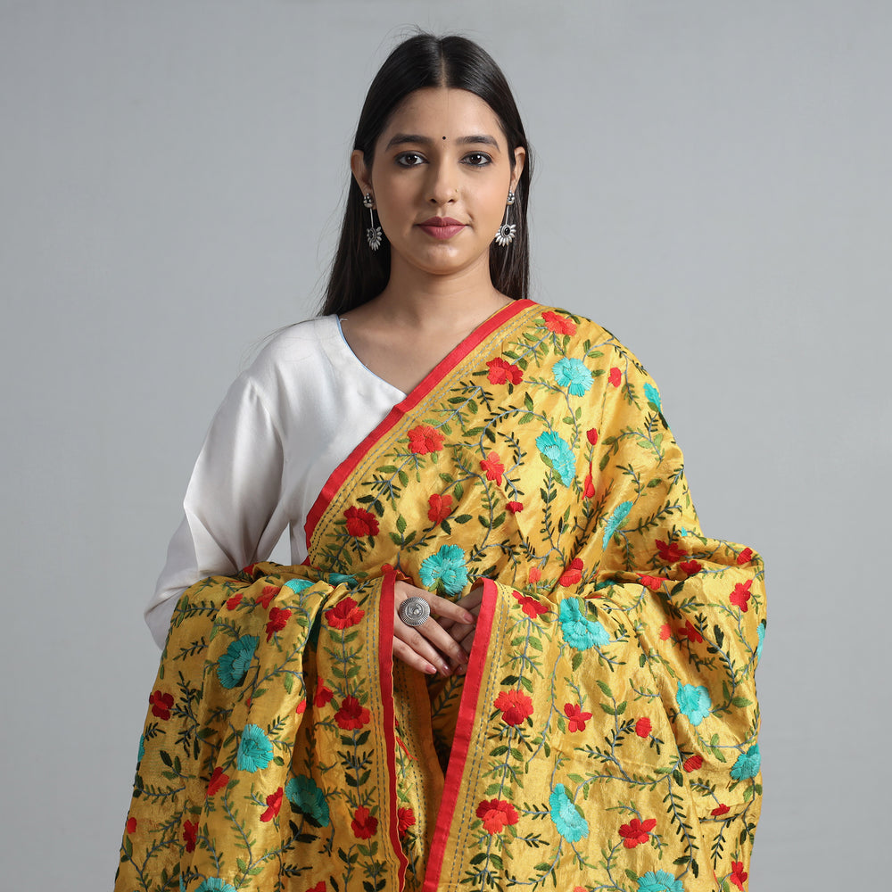 Phulkari Embroidered Dupatta