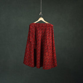 Ajrakh Hand Block Print Cotton Wrap Around Skirt 37