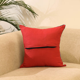 Buy Multicolor Handcrafted Cotton Patchwork Cushion Cover