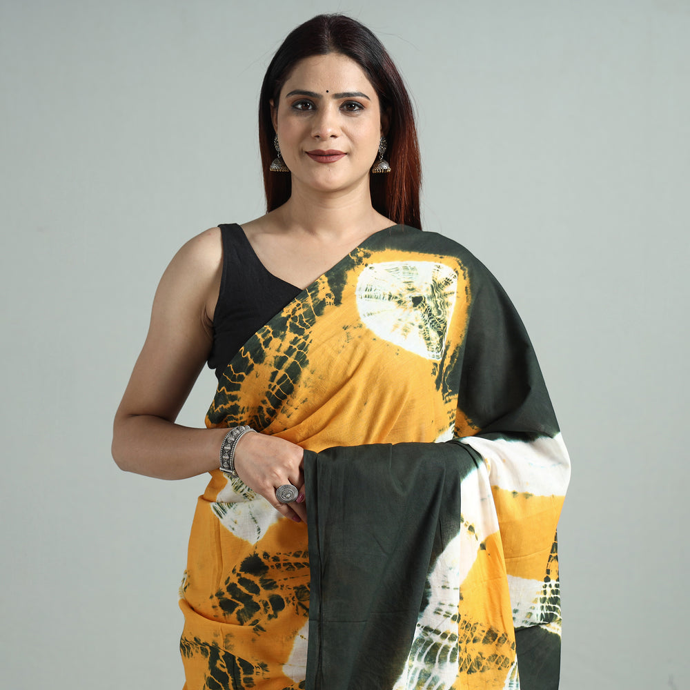 Shibori Cotton Saree 