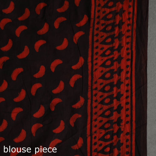 block printed saree