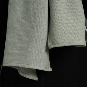 Grey - Handcrafted Patchwork Woollen Stole 04
