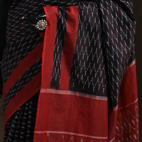 Pochampally Ikat Weave Mercerised Cotton Saree 15