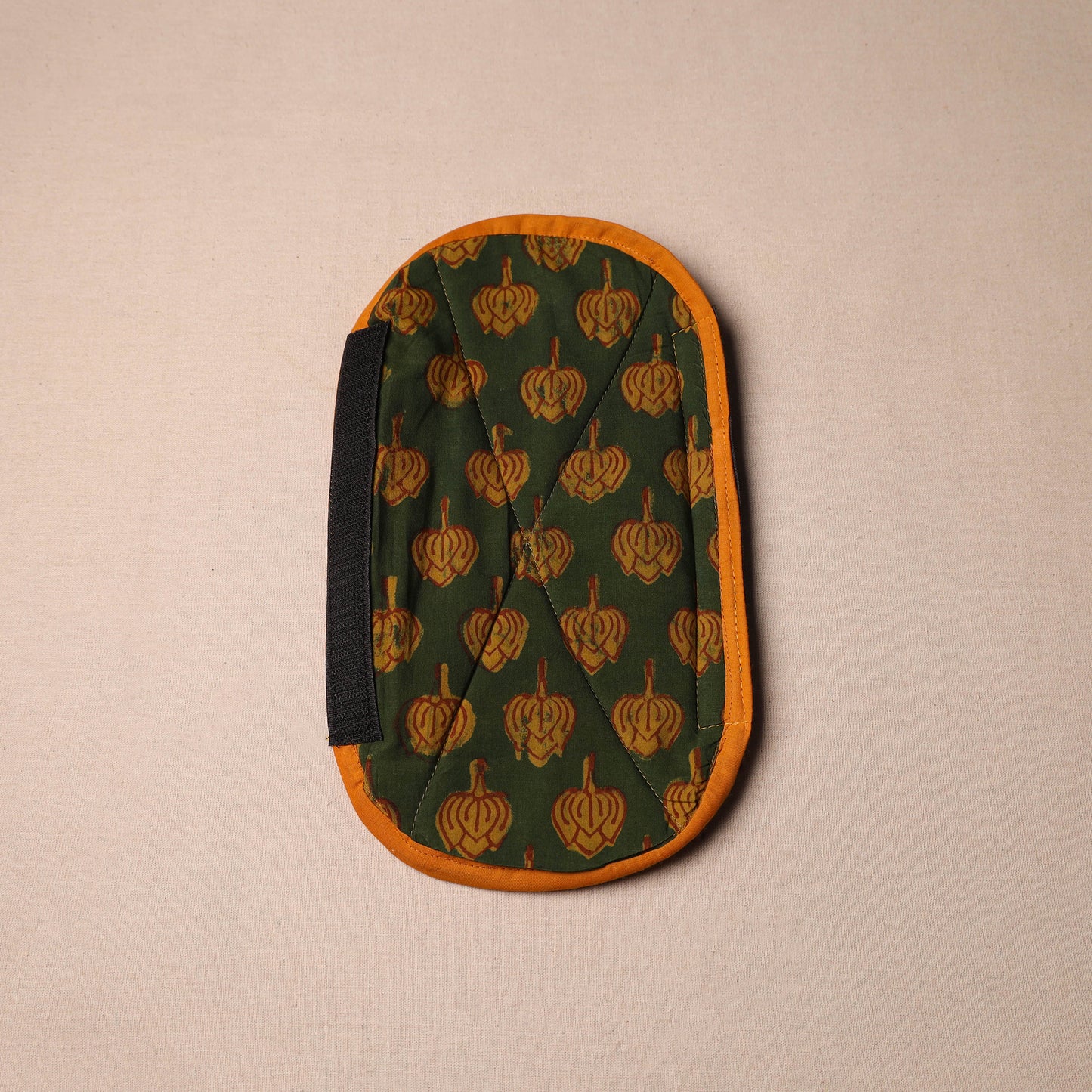 Buy Handmade Cotton Green Fridge Handle Cover