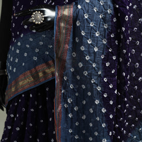 Kutch Tie-Dye Bandhani Cotton Saree with Blouse Piece 54