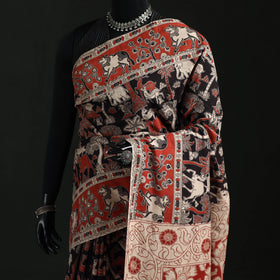 Kalamkari Printed Cotton Saree 17