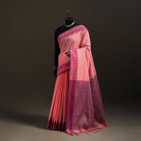 Godavari Jamdani Buti Pure Handloom Cotton Saree 19