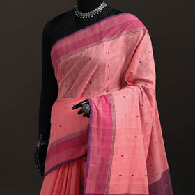 Godavari Jamdani Buti Pure Handloom Cotton Saree 19