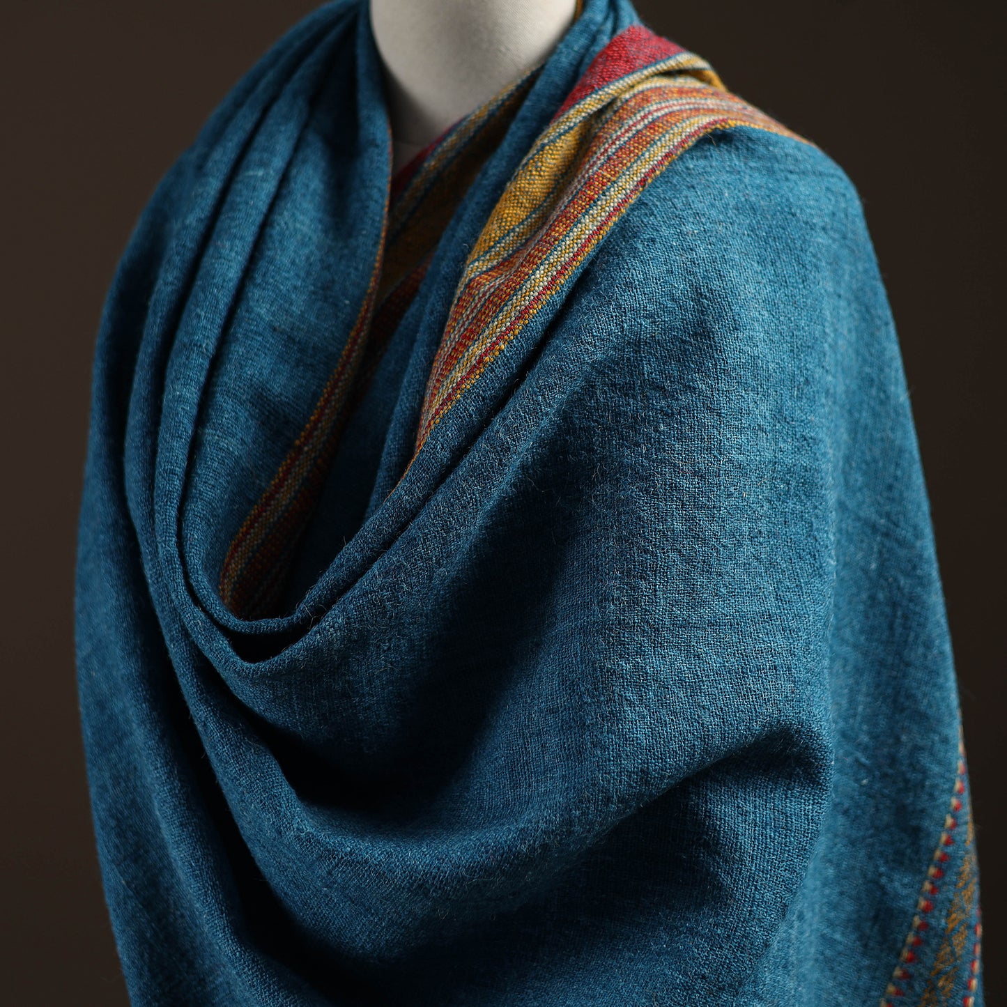 Kutch Handspun Handwoven Desi Wool Shawl 19