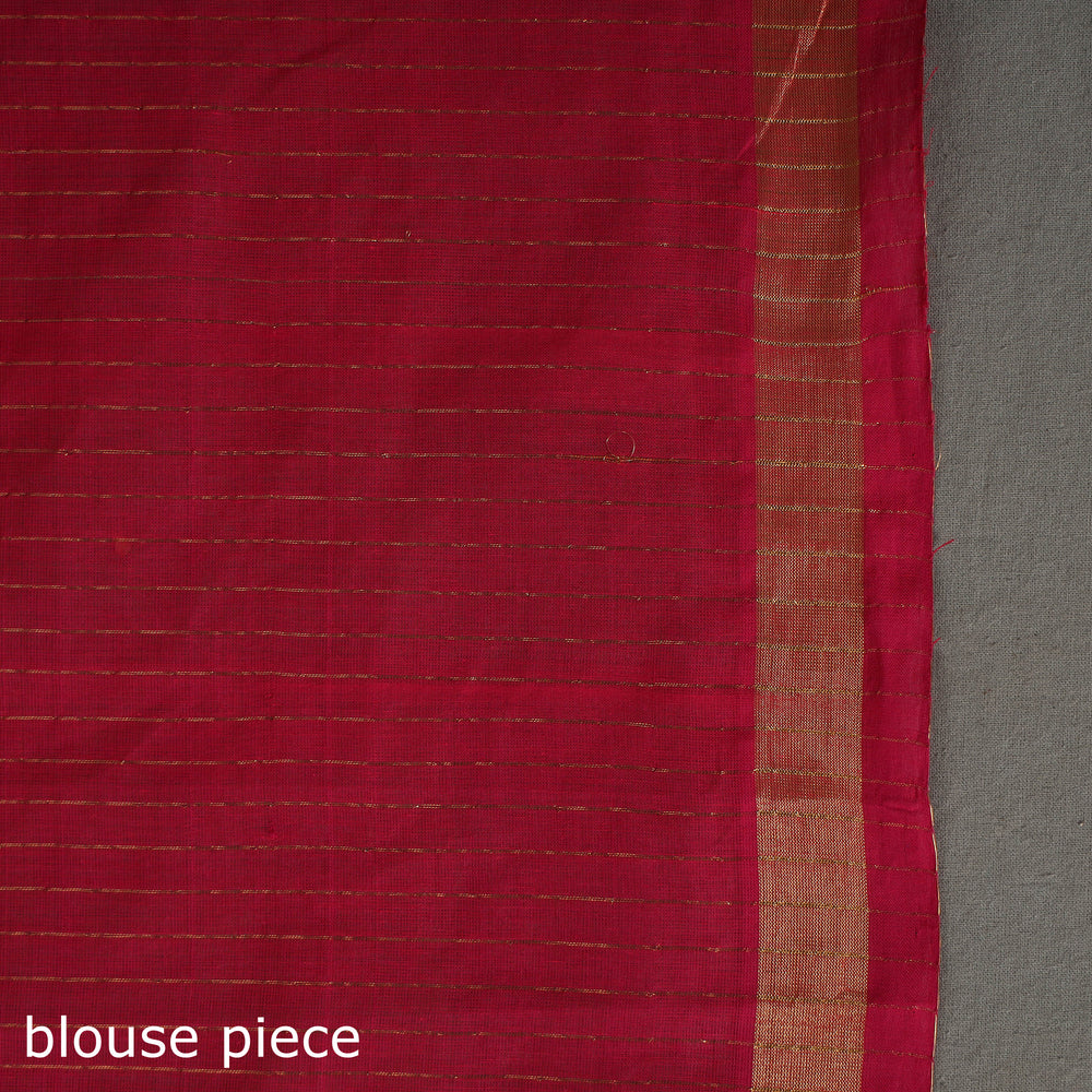 Pink - Sunrise Buta Jamdani Cotton Handloom Saree 73