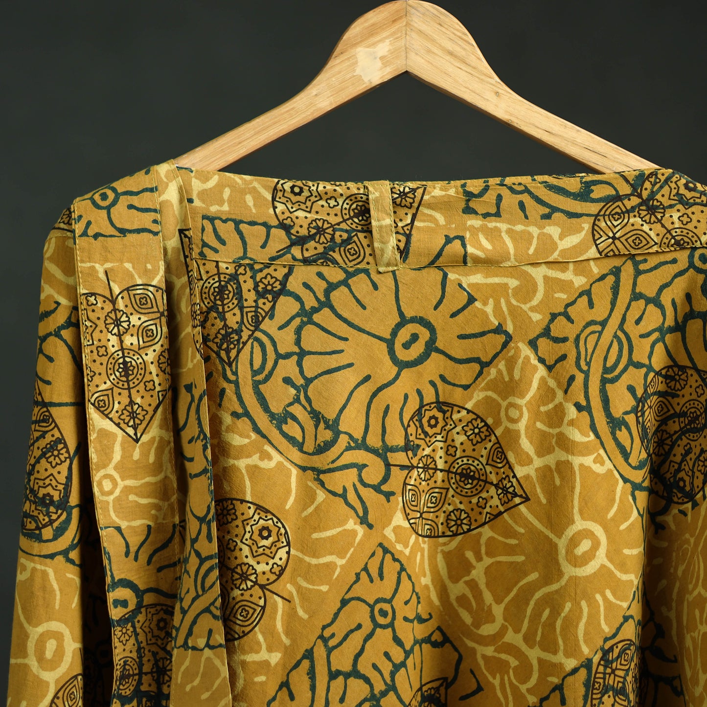 Ajrakh Hand Block Print Cotton Wrap Around Skirt 38