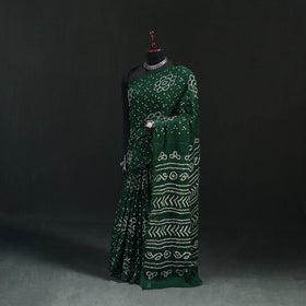 Kutch Bandhani Tie-Dye Cotton Saree 67