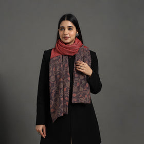  Brown Handcrafted Patchwork Woollen Stole