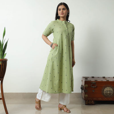 jacquard kurta