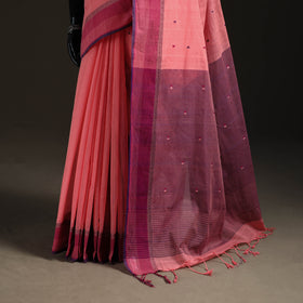 Godavari Jamdani Buti Pure Handloom Cotton Saree 19