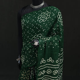 Kutch Bandhani Tie-Dye Cotton Saree 67