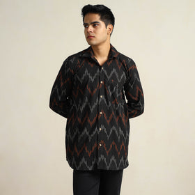 Buy Pochampally Ikat Weave Cotton Men Full Sleeve Shirt 16 Online at iTokri.com