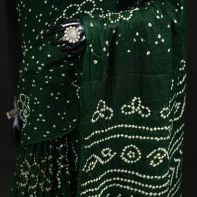 Kutch Bandhani Tie-Dye Cotton Saree 67