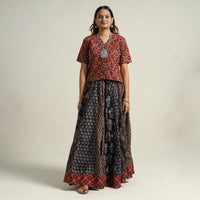 Ajrakh Patchwork Skirt 