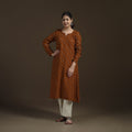 Bandhani Tie-Dye Cotton A-Line Kurta for women 02