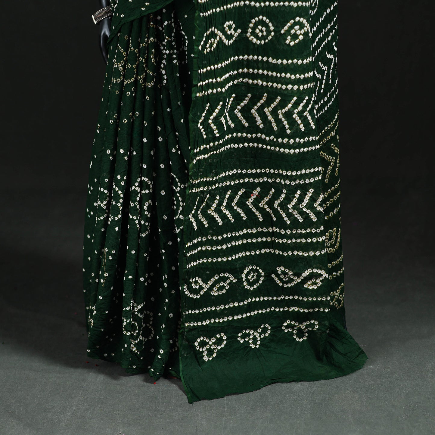 Kutch Bandhani Tie-Dye Cotton Saree 67
