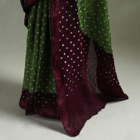 Kutch Tie-Dye Bandhani Cotton Saree with Blouse Piece 55