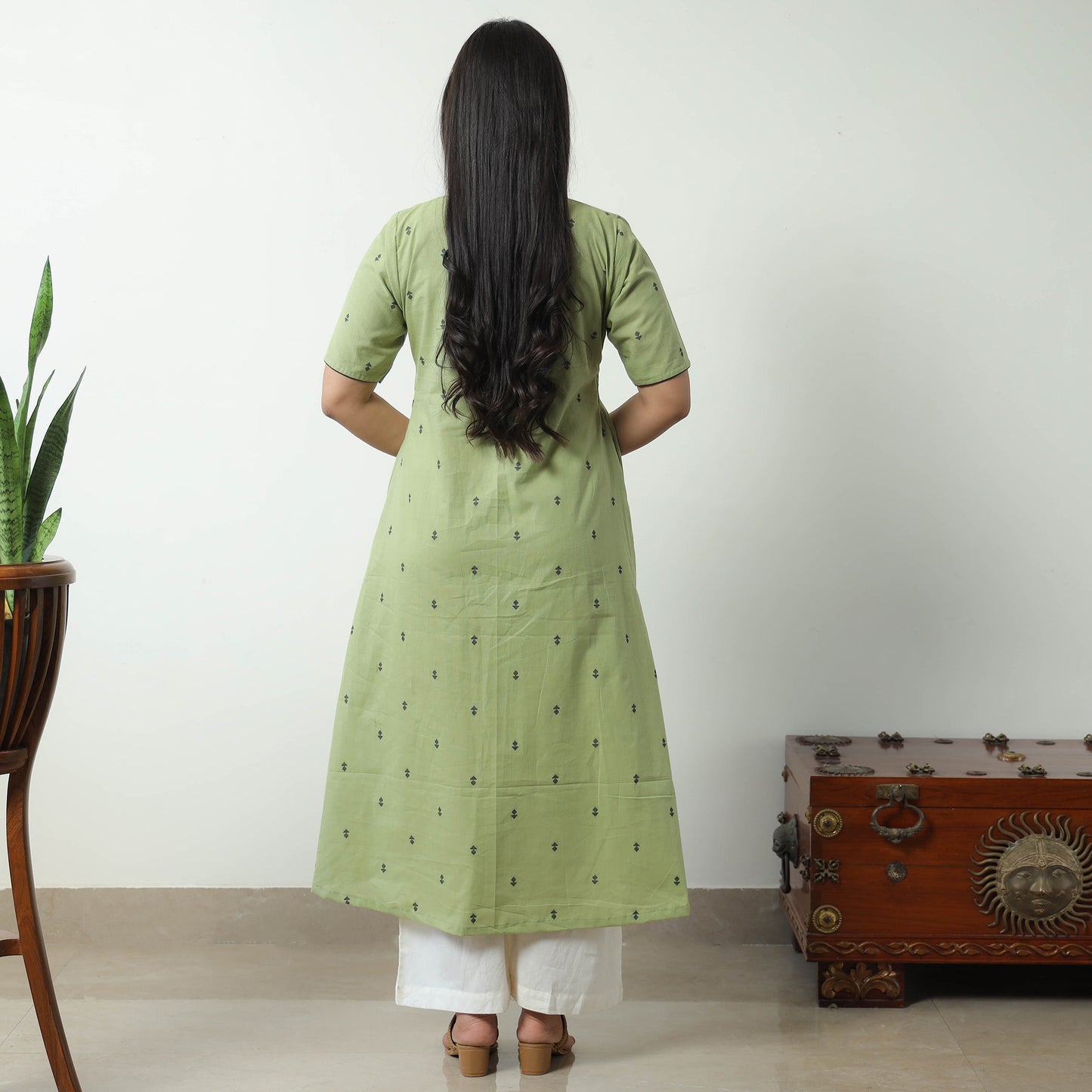 jacquard kurta