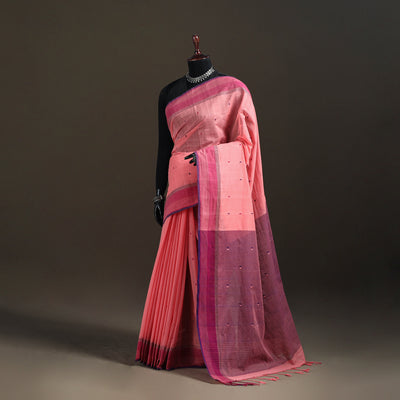 Godavari Jamdani Buti Pure Handloom Cotton Saree 20