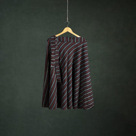 Ajrakh Hand Block Print Cotton Wrap Around Skirt 20