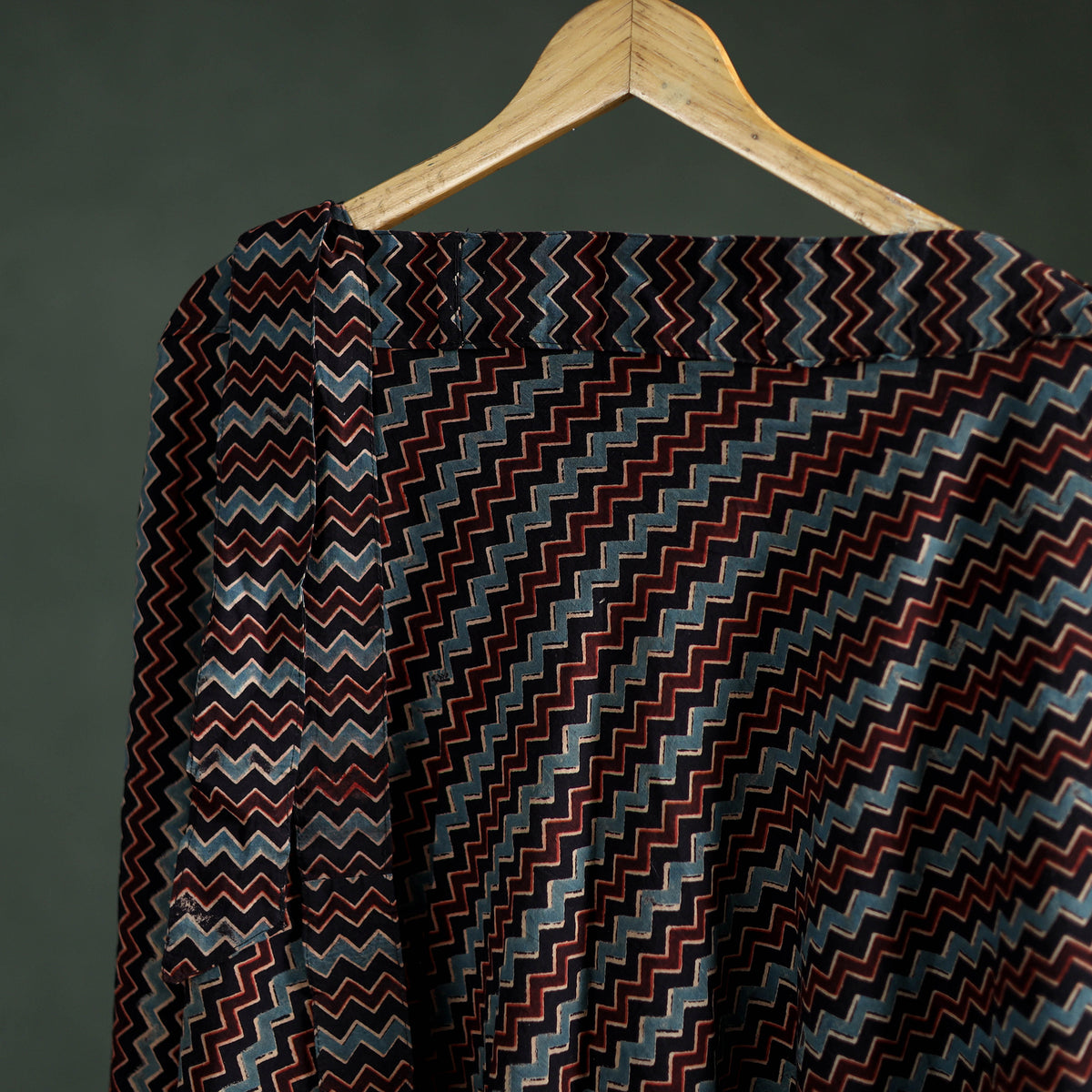 Ajrakh Hand Block Print Cotton Wrap Around Skirt 20