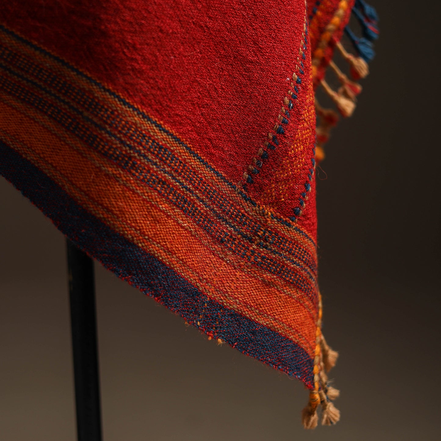 Kutch Handspun Handwoven Desi Wool Shawl 20