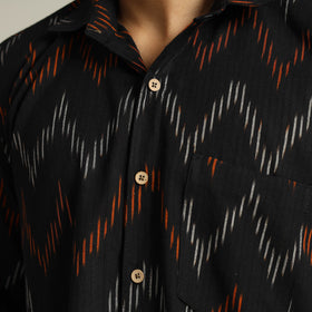 Buy Pochampally Ikat Weave Cotton Men Full Sleeve Shirt 16 Online at iTokri.com