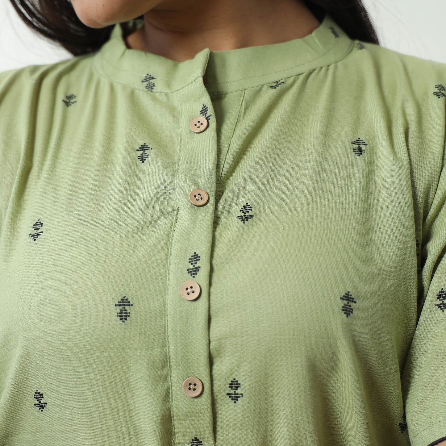 jacquard kurta