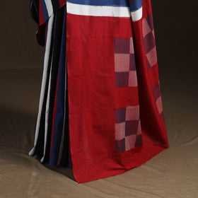 Pochampally Ikat Weave Mercerised Cotton Saree 17