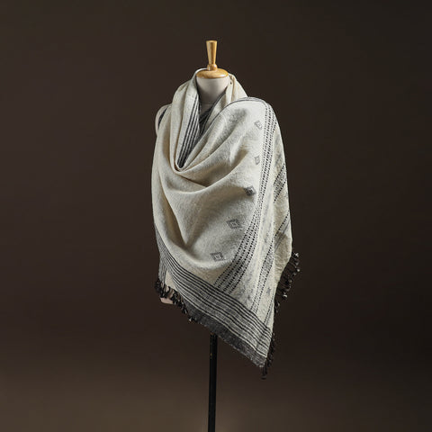 Kutch Handspun Handwoven Desi Wool Shawl 21