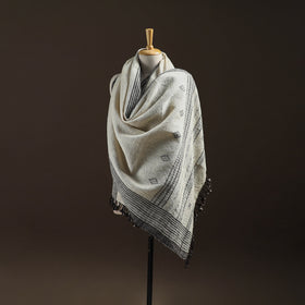 Kutch Handspun Handwoven Desi Wool Shawl 21