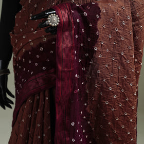 Kutch Tie-Dye Bandhani Cotton Saree with Blouse Piece 56